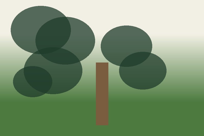 Árvore de neem com copa densa em plantio da FlexNeem